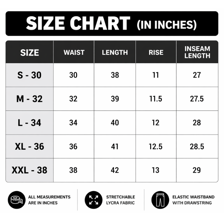 Premium Men's High-Stretch Lycra Pants | Pack of 2 - Black & Grey
